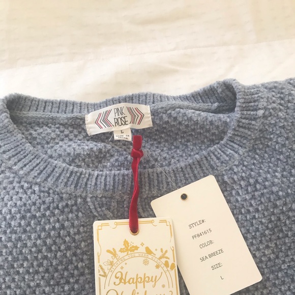 NWT Pink Rose L Soft and Cozy Sweater - Picture 2 of 4